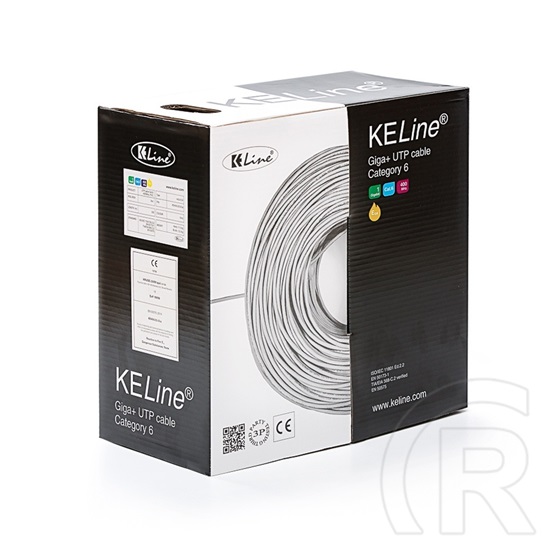 Keline UTP CAT6 4x2xAWG24 PVC kábel 305 m