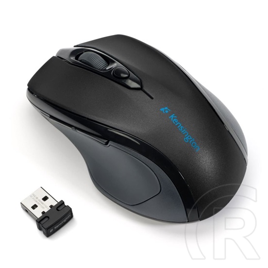 Kensington Pro Fit Mid-Size cordless optikai egér (USB, fekete)