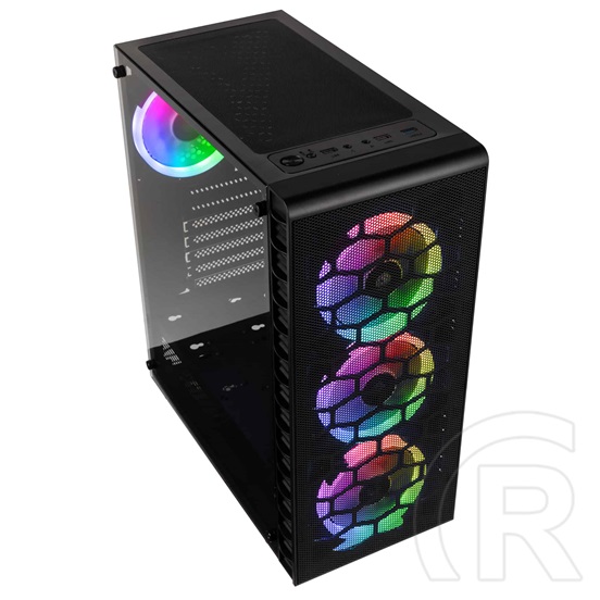 Kolink Observatory Lite Mesh RGB (ATX, ablakos, fekete)