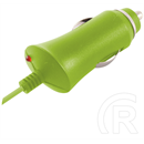 Ksix Micro-USB autós töltő 1A (zöld)