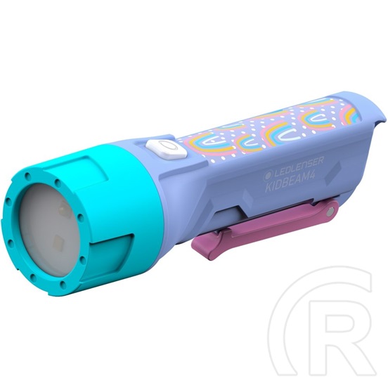 LEDLENSER Kidbeam4 rúdlámpa gyerekeknek (70lm, 2xAAA, lila)