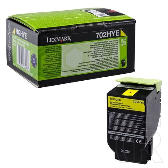 Lexmark 702HYE toner (sárga)