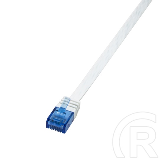 Logilink Slimline UTP CAT6 lapos patch kábel 5 m (fehér)