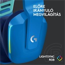 Logitech G733 Lightspeed mikrofonos fejhallgató (kék)