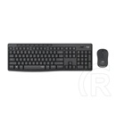 Logitech MK295 Silent cordless billentyűzet + egér (DE, USB, fekete)