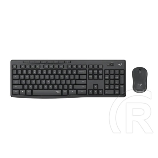 Logitech MK295 Silent cordless billentyűzet + egér (DE, USB, fekete)