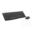 Logitech MK295 Silent cordless billentyűzet + egér (DE, USB, fekete)