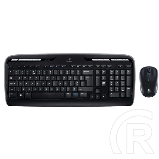 Logitech MK330 cordless billentyűzet + egér (DE, USB, fekete)