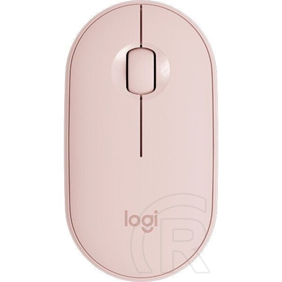 Logitech Pebble M350 cordless optikai egér (USB/Bluetooth, rózsaszín)