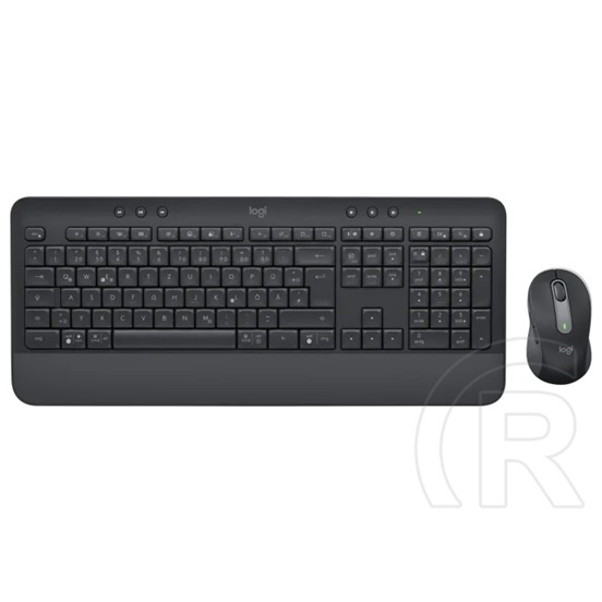 Logitech Signature MK650 vezeték nélküli billentyűzet és egér (német, USB, grafit)