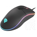 Natec Genesis Krypton RGB optikai egér (USB, fekete)