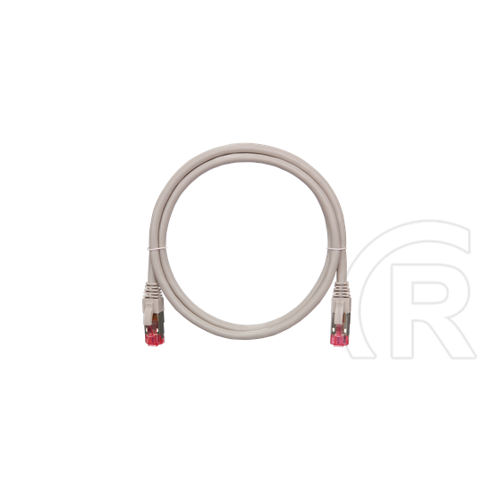 Nikomax S/FTP CAT6A LSOH patch kábel 1 m (szürke)