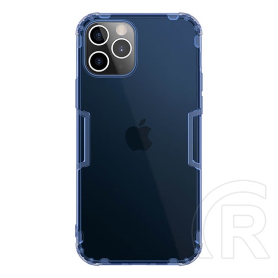 Nillkin Nature Apple iPhone 12 Pro szilikon telefonvédő (közepesen ütésálló, 0.6 mm, ultravékony) sötétkék