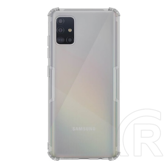 Nillkin Nature Samsung Galaxy A51 (SM-A515F) szilikon telefonvédő (közepesen ütésálló, 0.6 mm, ultravékony) szürke