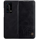 Nillkin QIN Huawei P40 Pro+ tok álló (Flip, oldalra nyíló, bankkártya tartó) fekete