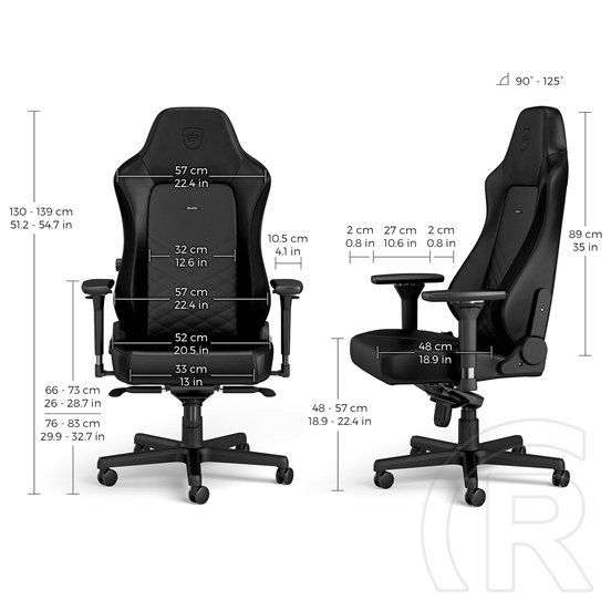 Noblechairs HERO szék (fekete)