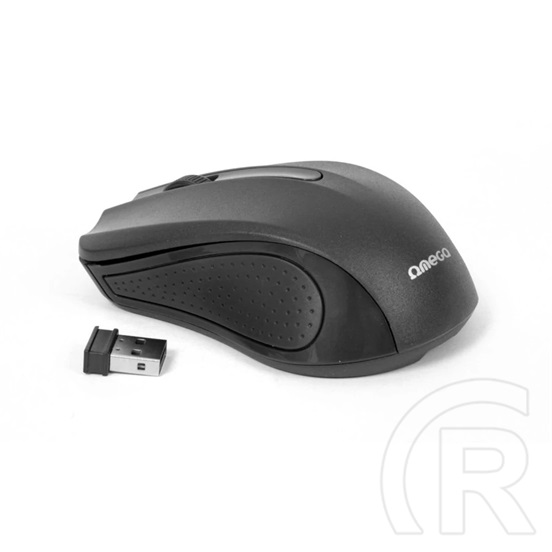 Omega OM0419B cordless optikai egér (USB, fekete)