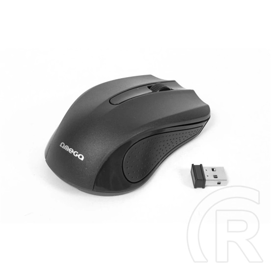 Omega OM0419B cordless optikai egér (USB, fekete)