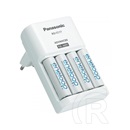 Panasonic eneloop K-KJ17MCC40E akkutöltő + akkumulátor (4 db , 2000 mAh, AA)