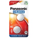 Panasonic CR2032 lítium gombelem (2 db / csomag)