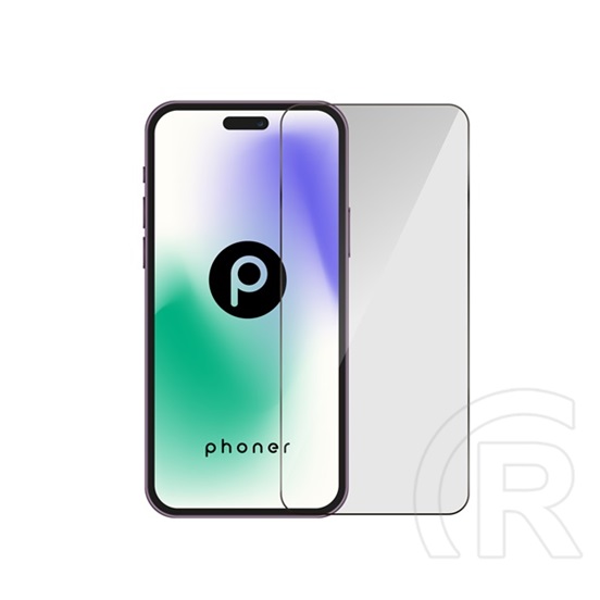 Phoner Master Clear Apple iPhone 11 Tempered Glass kijelzővédő fólia felhelyező kerettel