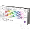 Razer Huntsman Mini Mercury Edition Red Switch mechanikus billentyűzet (US, USB, fehér)