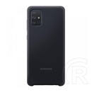 SAMSUNG Samsung Galaxy A71 (SM-A715F) szilikon telefonvédő fekete