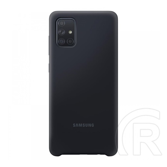 SAMSUNG Samsung Galaxy A71 (SM-A715F) szilikon telefonvédő fekete