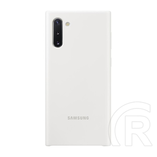 SAMSUNG műanyag telefonvédő ( Samsung Galaxy Note 10 (SM-N970F) szilikon betét) fehér