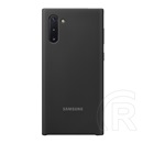 SAMSUNG műanyag telefonvédő ( Samsung Galaxy Note 10 (SM-N970F) szilikon betét) fekete