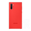 SAMSUNG műanyag telefonvédő ( Samsung Galaxy Note 10 (SM-N970F) szilikon betét) piros