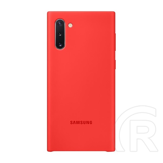 SAMSUNG műanyag telefonvédő ( Samsung Galaxy Note 10 (SM-N970F) szilikon betét) piros