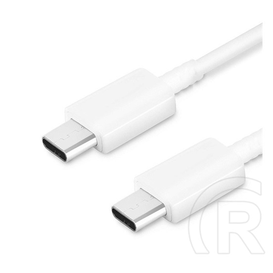 Samsung EP-DA705 USB 2.0 adat- és töltőkábel (C dugó / C dugó, 3A, 1 m, fehér)