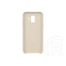 Samsung Galaxy A6 Dual Layer Cover tok (arany)