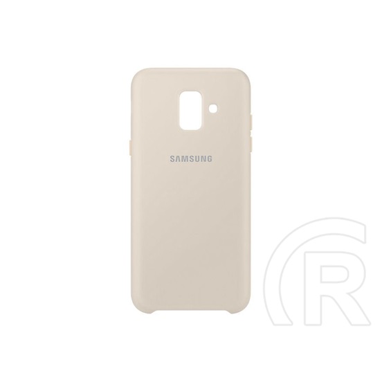 Samsung Galaxy A6 Dual Layer Cover tok (arany)