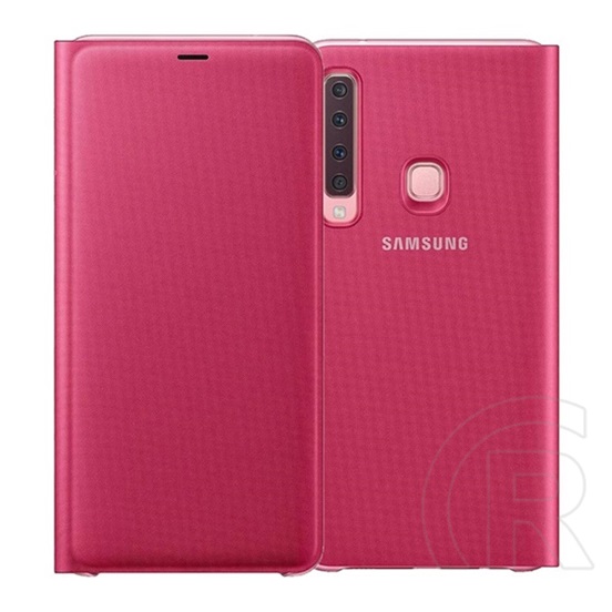 Samsung Galaxy A9 Flip Wallet tok (rózsaszín)