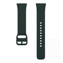 Samsung Galaxy Fit 3 pótszíj (egyedi méret, szilikon, sport) sötétzöld