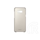 Samsung Galaxy S8+ Clear Cover tok (arany)