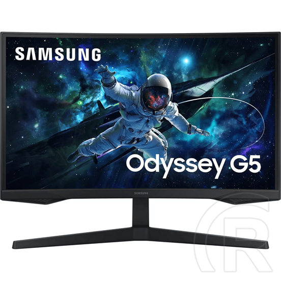 Samsung Odyssey G55C S27CG552EU 27" ívelt VA LED gaming monitor fekete 165Hz FreeSync