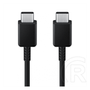 Samsung USB adat- és töltőkábel (C dugó / C dugó, 3A, 25W, 1,8 m, fekete)