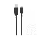 Samsung adatkábel és töltő (usb - microusb, 80cm) fekete