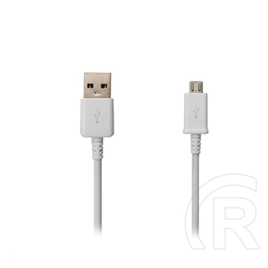 Samsung USB adat- és töltőkábel (A dugó / micro-B dugó, 1 m, fehér)