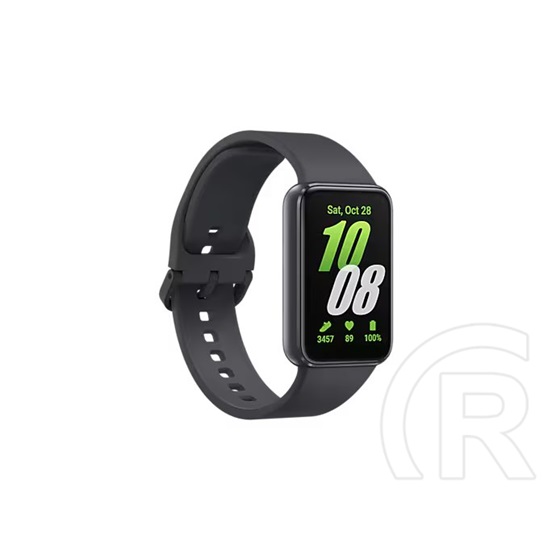 Samsung galaxy fit 3 bluetooth okoskarkötő (szilikon szíj, aktivitásmérő, 5 atm, ip68 vízálló) sötétszürke