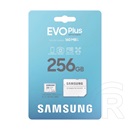 Samsung memóriakártya 256gb (microsdxc evoplus blue wave - class 10, uhs-1) + sd adapter