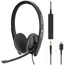 Sennheiser EPOS SC 165 mikrofonos fejhallgató (USB-C, fekete)