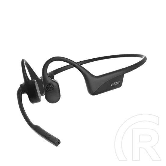 Shokz OpenComm2 csontvezetéses Bluetooth fekete Open-Ear headset + USB-A adapter