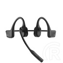 Shokz OpenComm2 csontvezetéses Bluetooth fekete Open-Ear headset + USB-A adapter