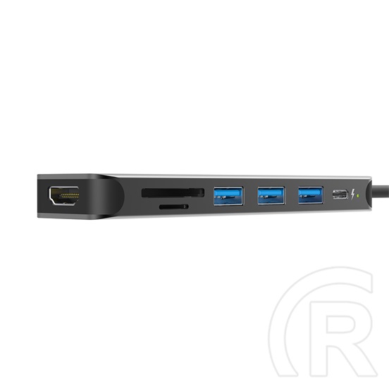 Silicon Power Boost SU20 USB/Type-C Hub Grey