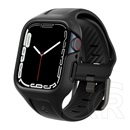 Spigen Apple Watch Series 8 41mm liquid air pro szilikon óra keret (szilikon szíj, közepesen ütésálló) fekete