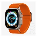 Spigen Apple Watch Series 9 45mm fit lite pótszíj (egyedi méret, textil, állítható) narancssárga